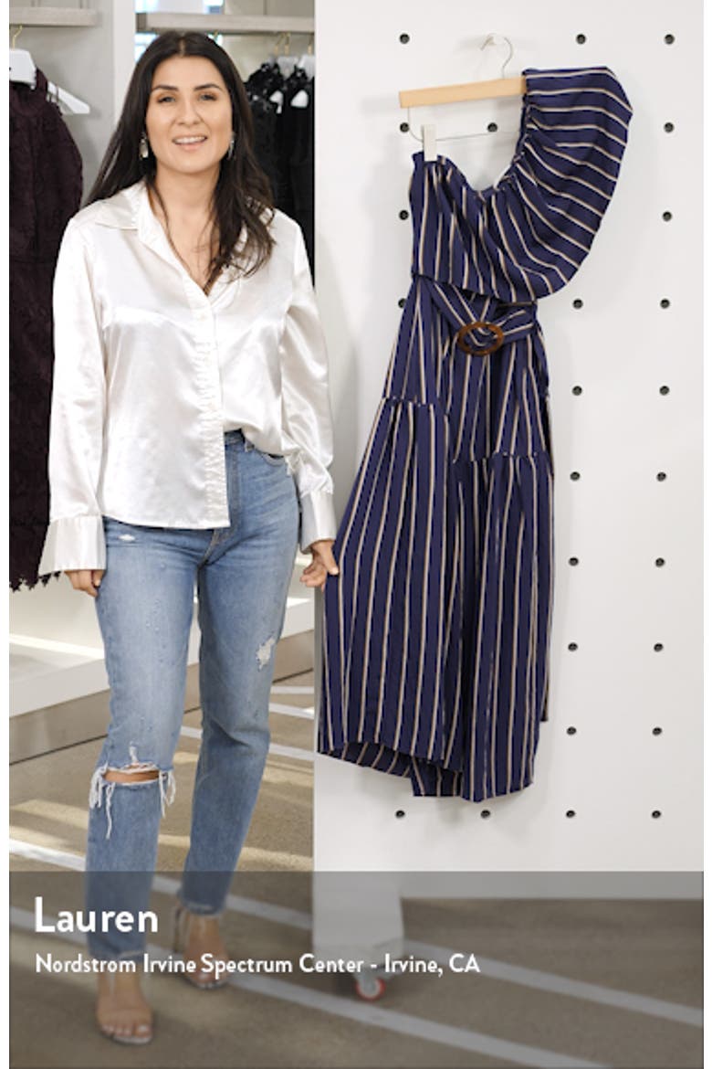 Sicily One-Shoulder Midi Dress video