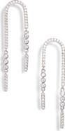 Nadri Cypher U-Shape Earrings