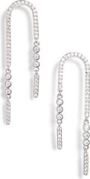 Nadri Cypher U-Shape Earrings