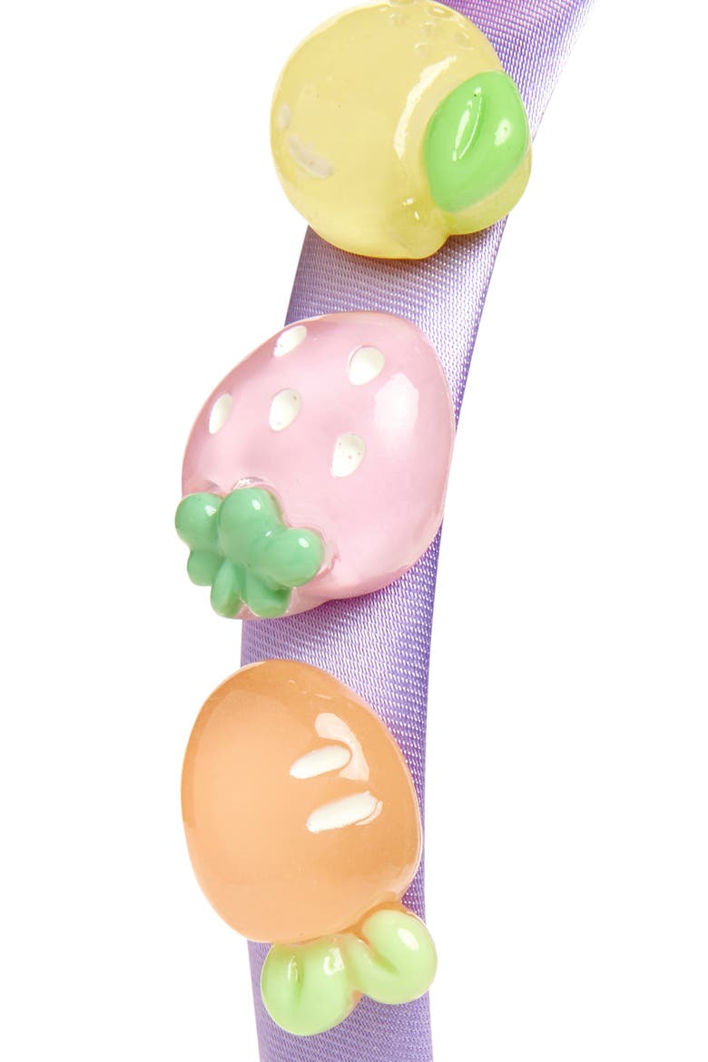 Kids' Fruit Headband, Alternate, color, PURPLE