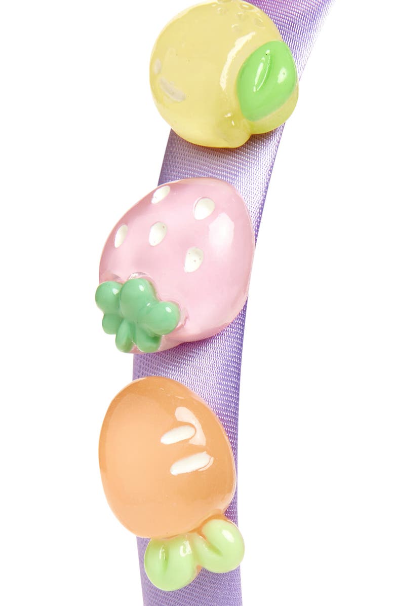 Cara Kids' Fruit Headband, Alternate, color, Purple