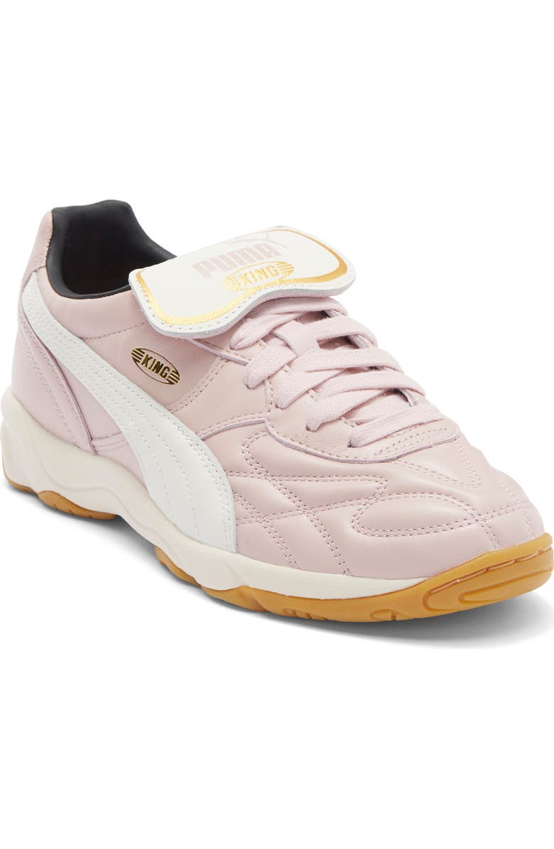 PUMA King Indoor Sneaker, Main, color, Mauve Mist/ Warm White