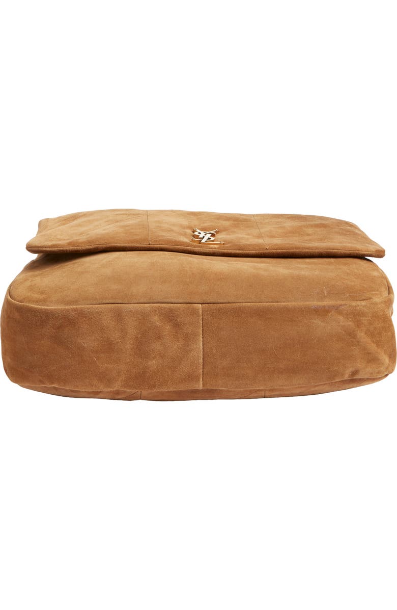 Saint Laurent Jamie 4.3 Patchwork Suede Shoulder Bag, Alternate, color, Golden Leaf