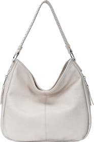 Sasha + Sofi Side Zipper Faux Leather Hobo Bag