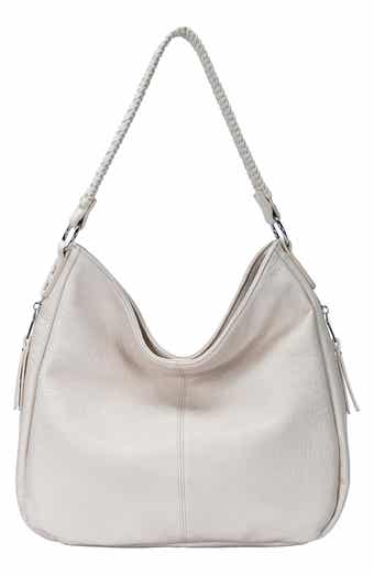 Sasha + Sofi Side Zipper Faux Leather Hobo Bag