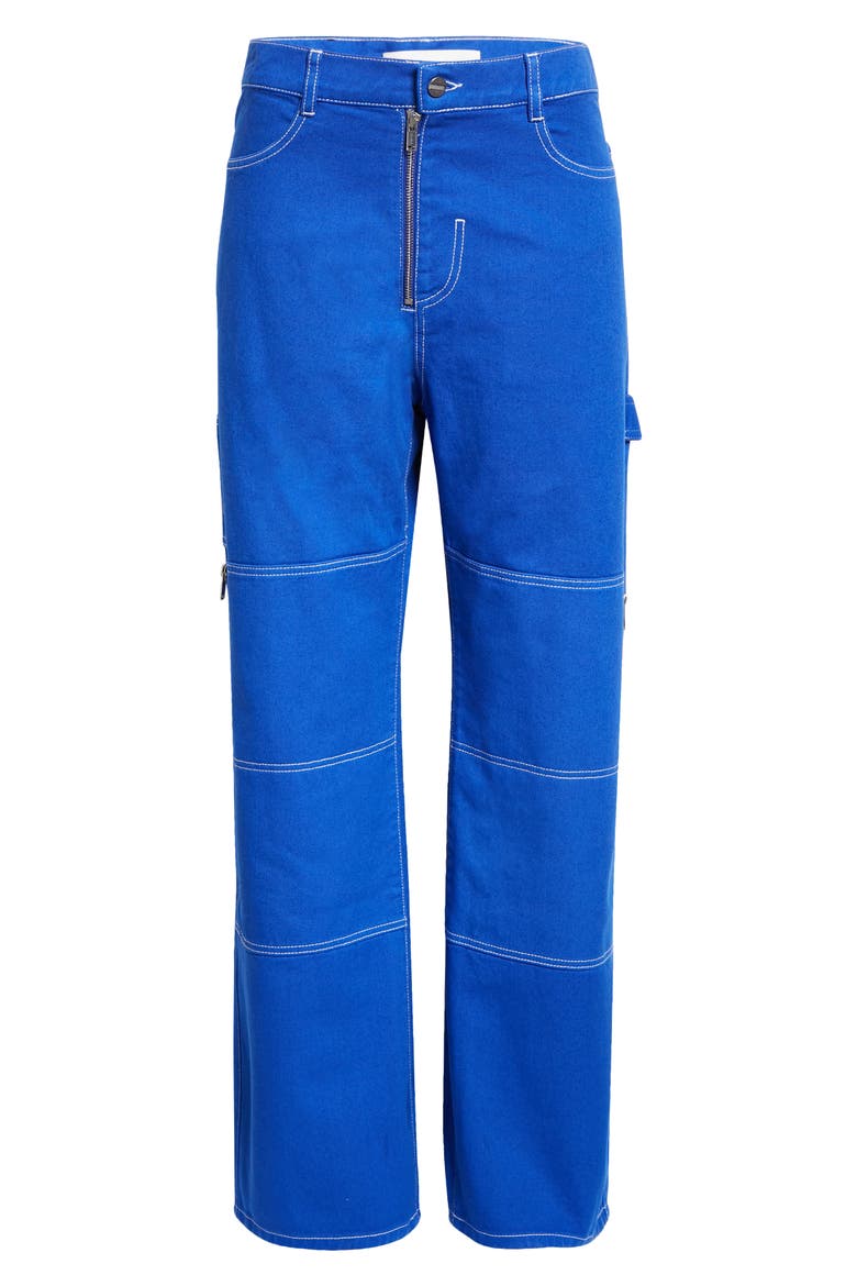 Straight Leg Denim Carpenter Pants, Alternate, color, BLUEPRINT