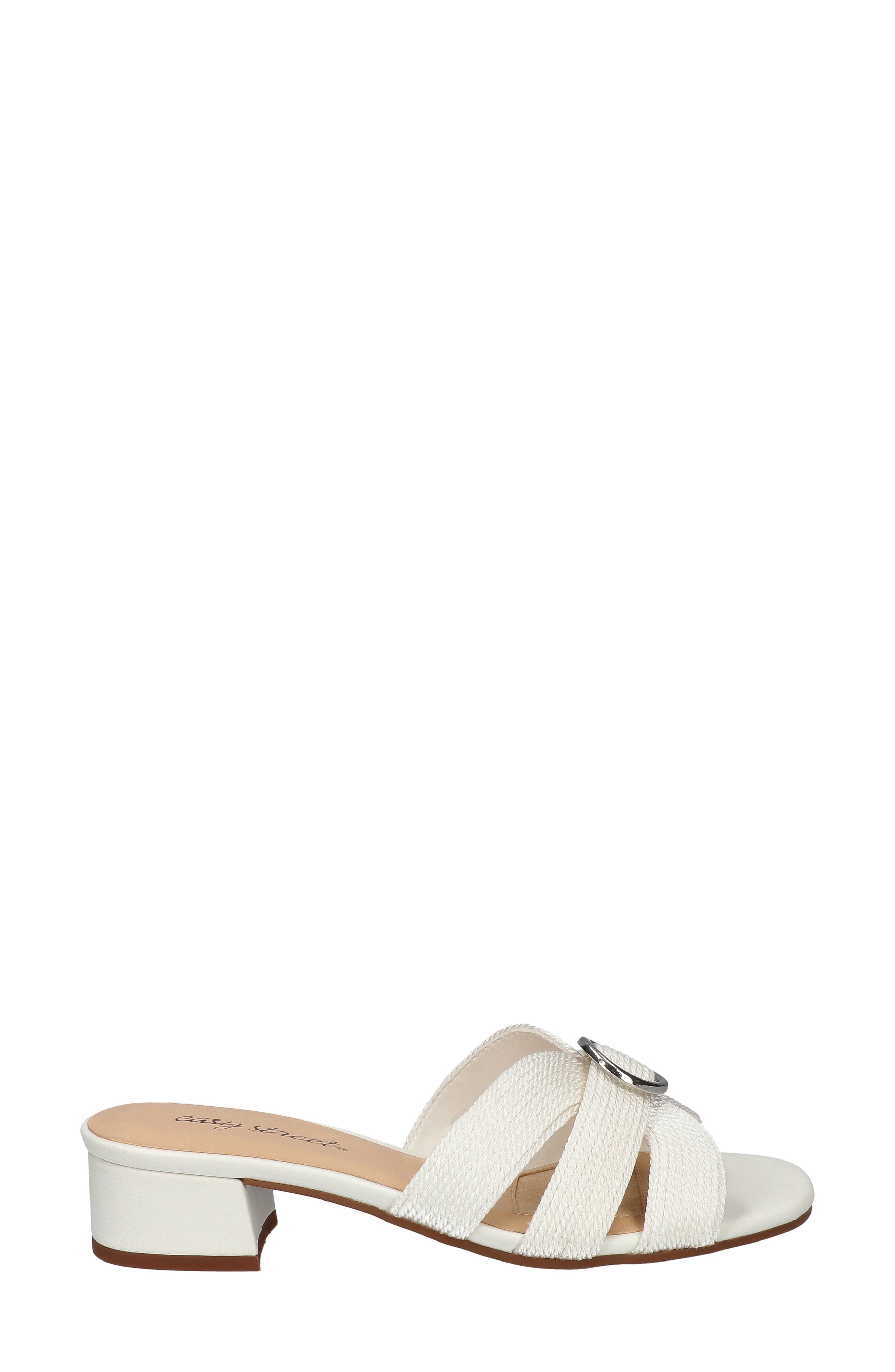 Onyx Slide Sandal, Alternate, color, WHITE WOVEN