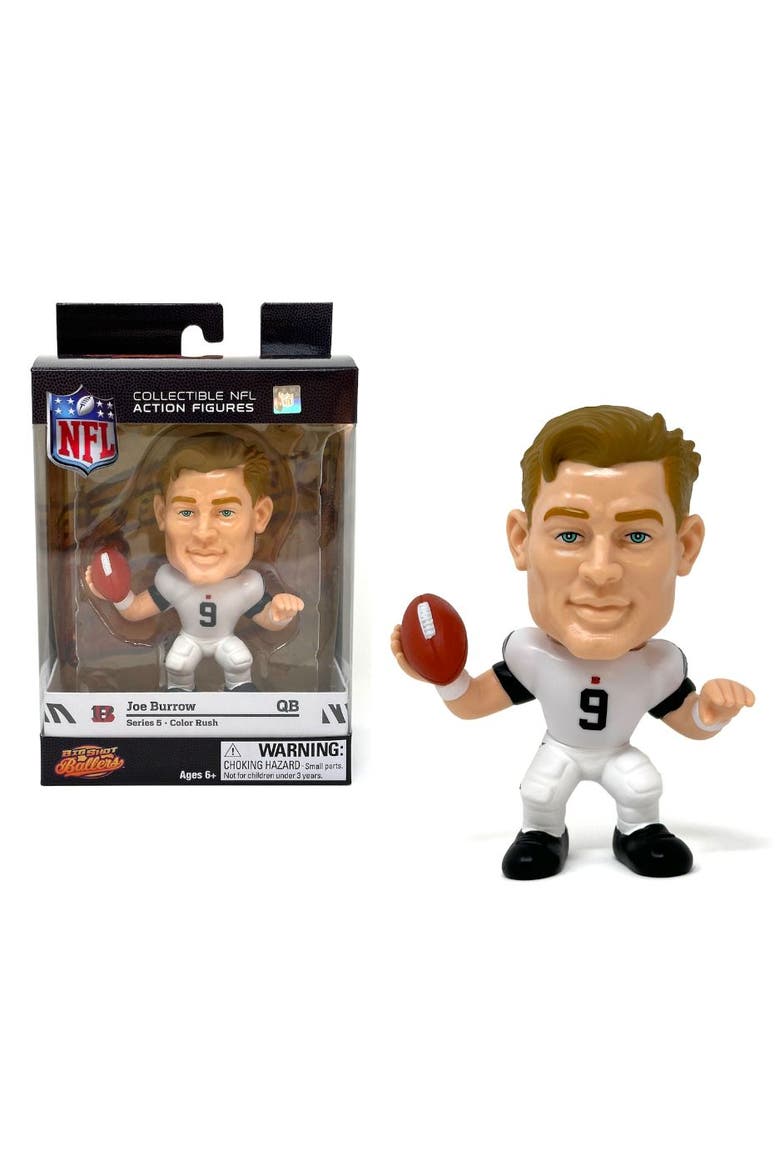 Joe Burrow (Cincinnati Bengals) (Color Rush) NFL Big Shot Ballers 5" Figure, Main, color, Multi-Color