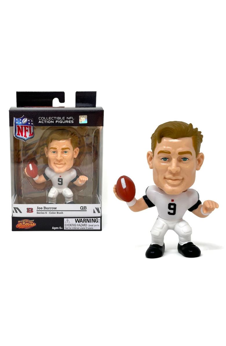 PARTY ANIMAL Joe Burrow (Cincinnati Bengals) (Color Rush) NFL Big Shot Ballers 5" Figure, Main, color, Multi-Color