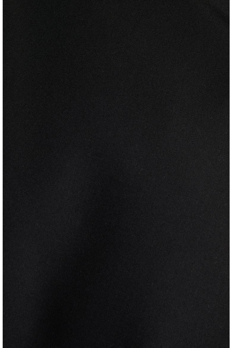 Asymmetric Wool Twill Dress, Alternate, color, 1010 DOUBLE BLACK