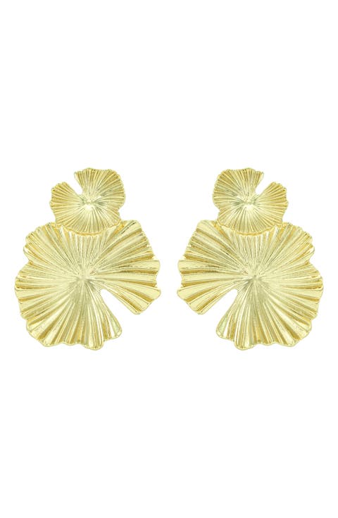 Sunburst Deco Earrings