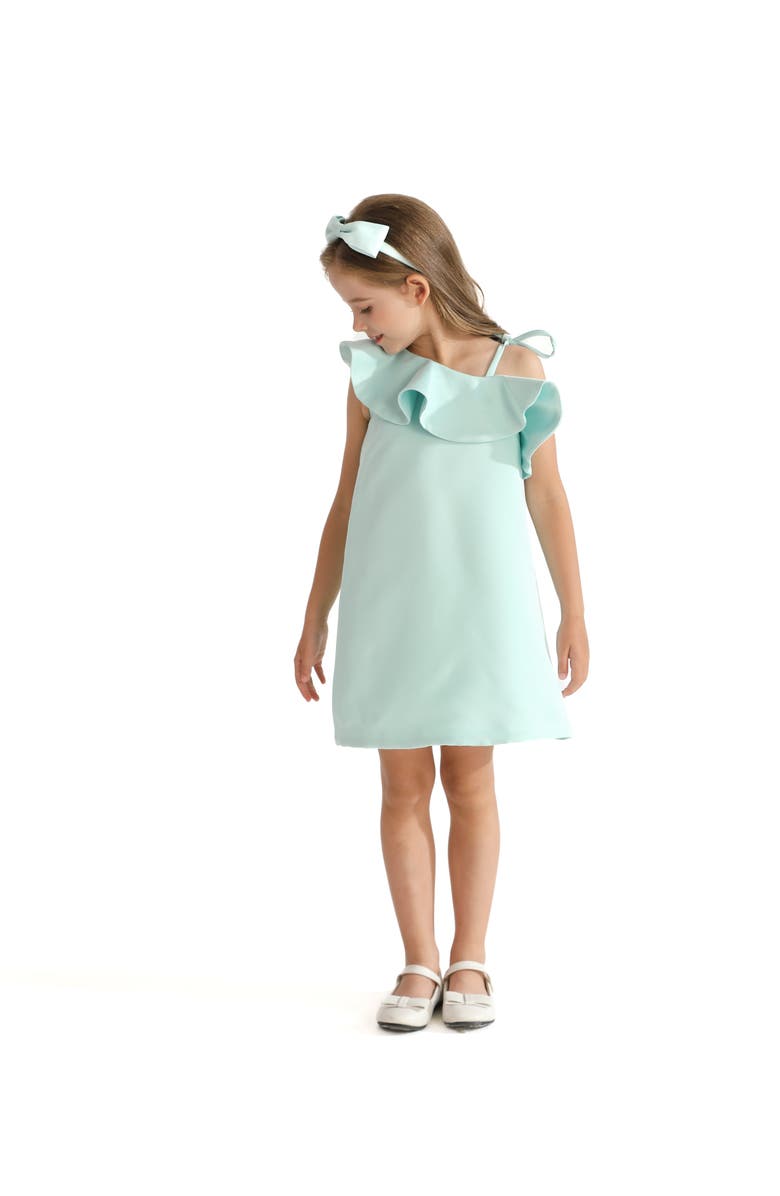 Tulleen Petulla Dress, Alternate, color, Green