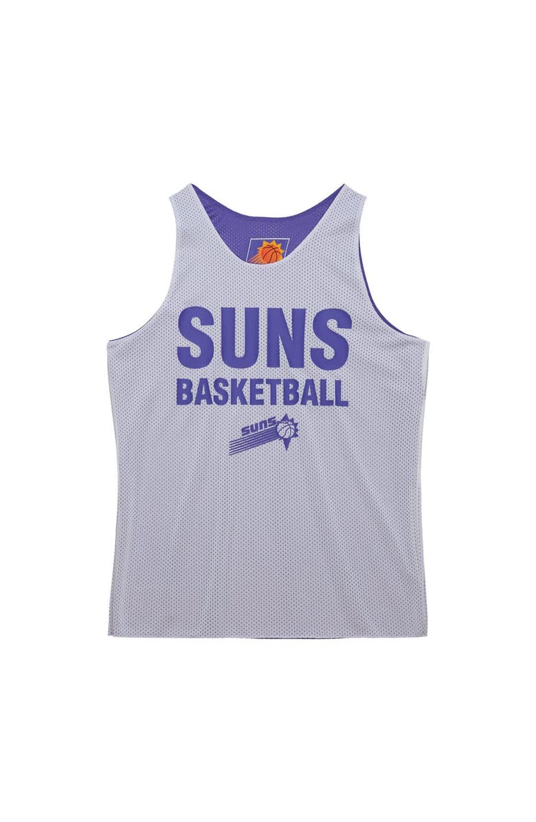 Mitchell & Ness Men's Mitchell & Ness Purple/White Phoenix Suns Hardwood Classics Reversible Mesh Practice Jersey, Alternate, color, Purple