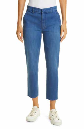 Frank & Eileen Wicklow Italian Denim Crop Chinos