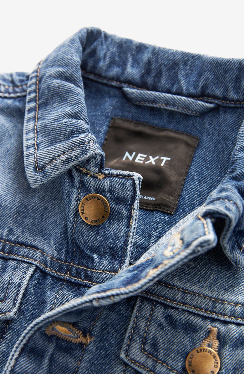 NEXT Kids' Cotton Denim Trucker Jacket, Alternate, color, 