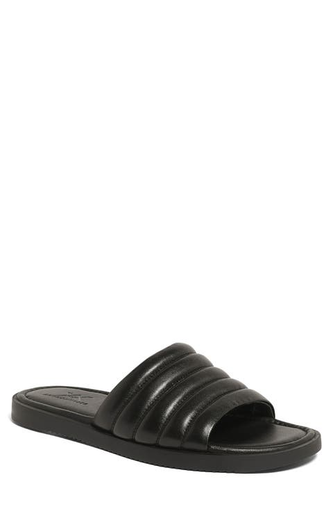 Key West Leather Slide Sandal (Men)