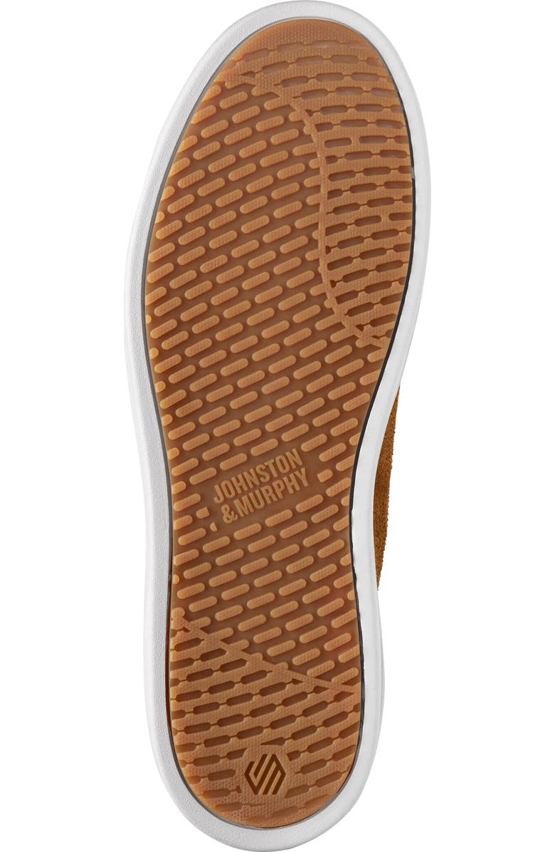 Johnston & Murphy Ollie Low Top Sneaker, Alternate, color, Snuff Washable Suede