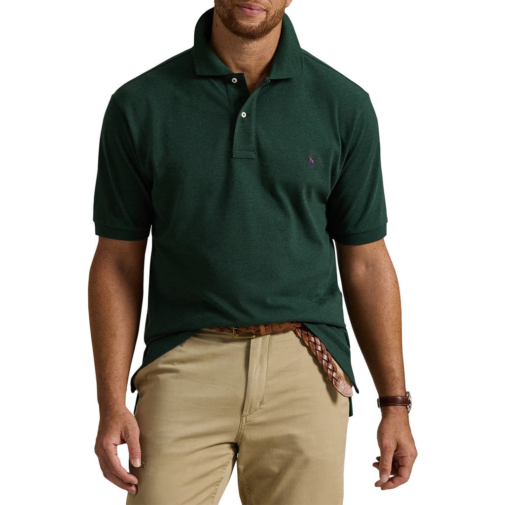 Polo Ralph Lauren Big & Tall Mesh Polo Shirt In Green
