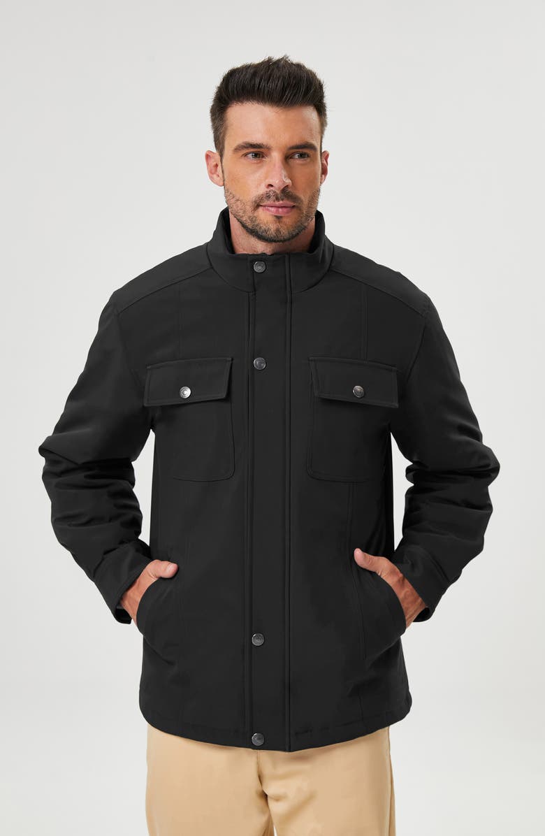 HAWKE & CO SOFTSHELL WORK JACKET, Alternate, color, Black