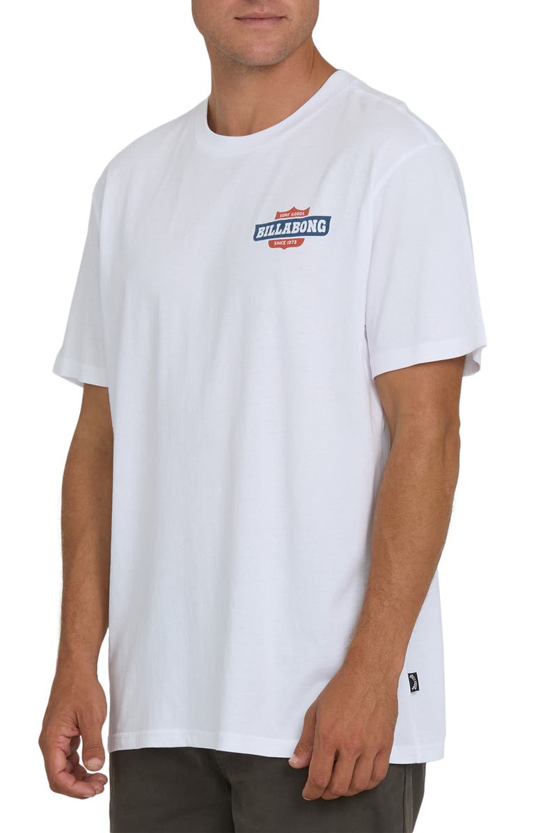 Billabong Walled Premium Graphic T-Shirt, Alternate, color, White
