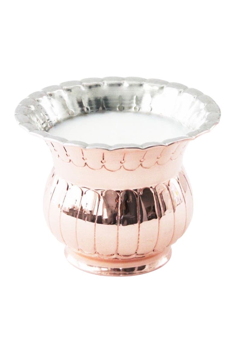 Vintage French Inspired Copper Peach Sangria Candle, Main, color, Copper