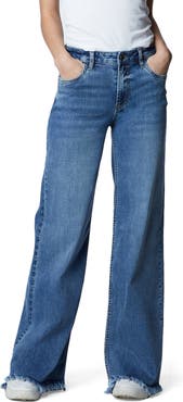 HINT OF BLU Mighty High Waist Wide Leg Jeans