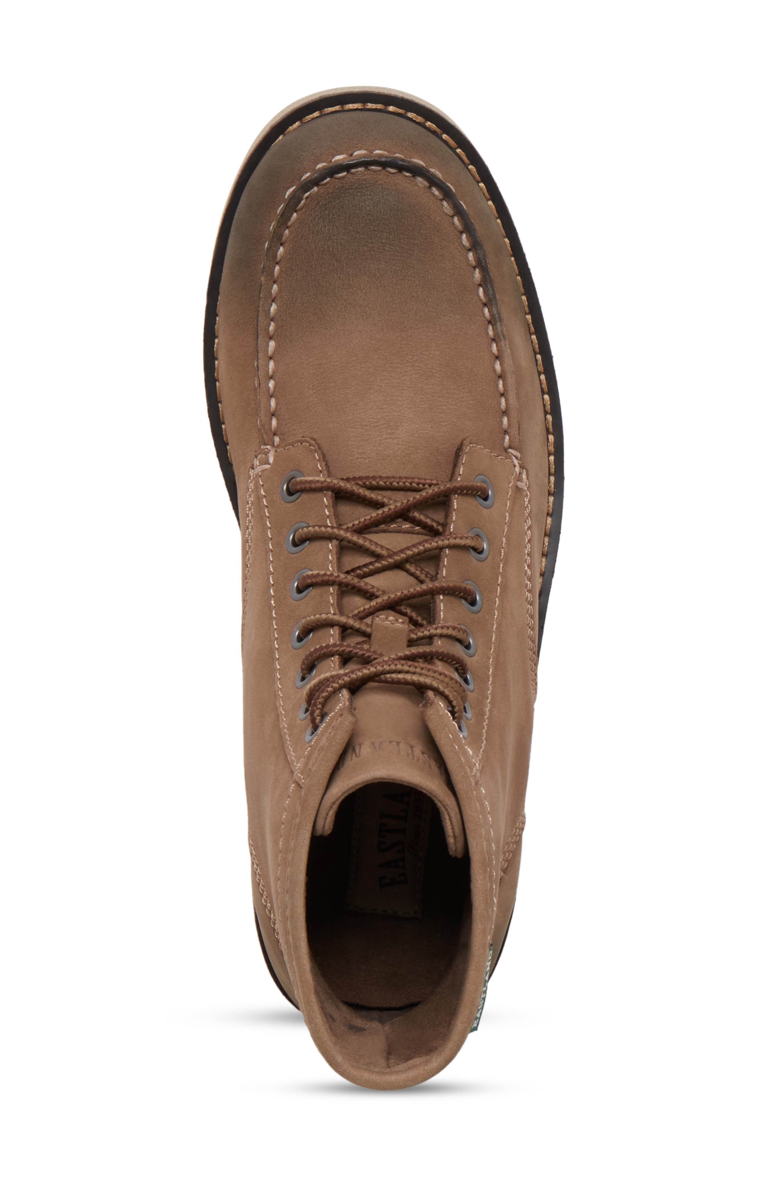 Eastland 'Lumber Up' Moc Toe Boot, Alternate, color, Earth Nubu