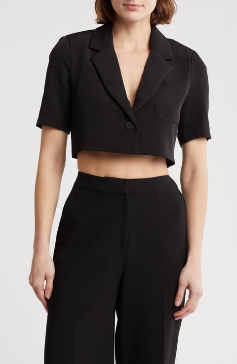 Ryder Short Sleeve Crop Blazer