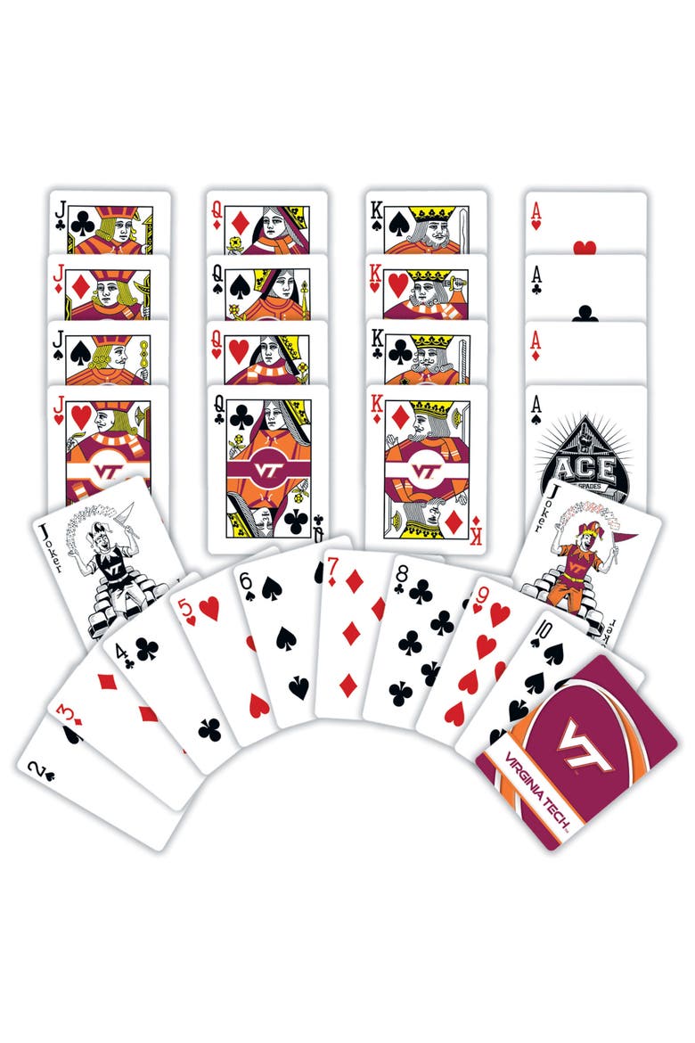Virginia Tech Hokies Playing Cards, Alternate, color, Multicolor