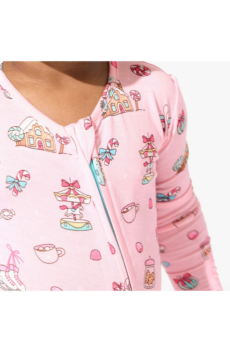 Bellabu Bear Baby Candy Cane Lane Convertible Footie, Alternate, color, Candy Cane Lane