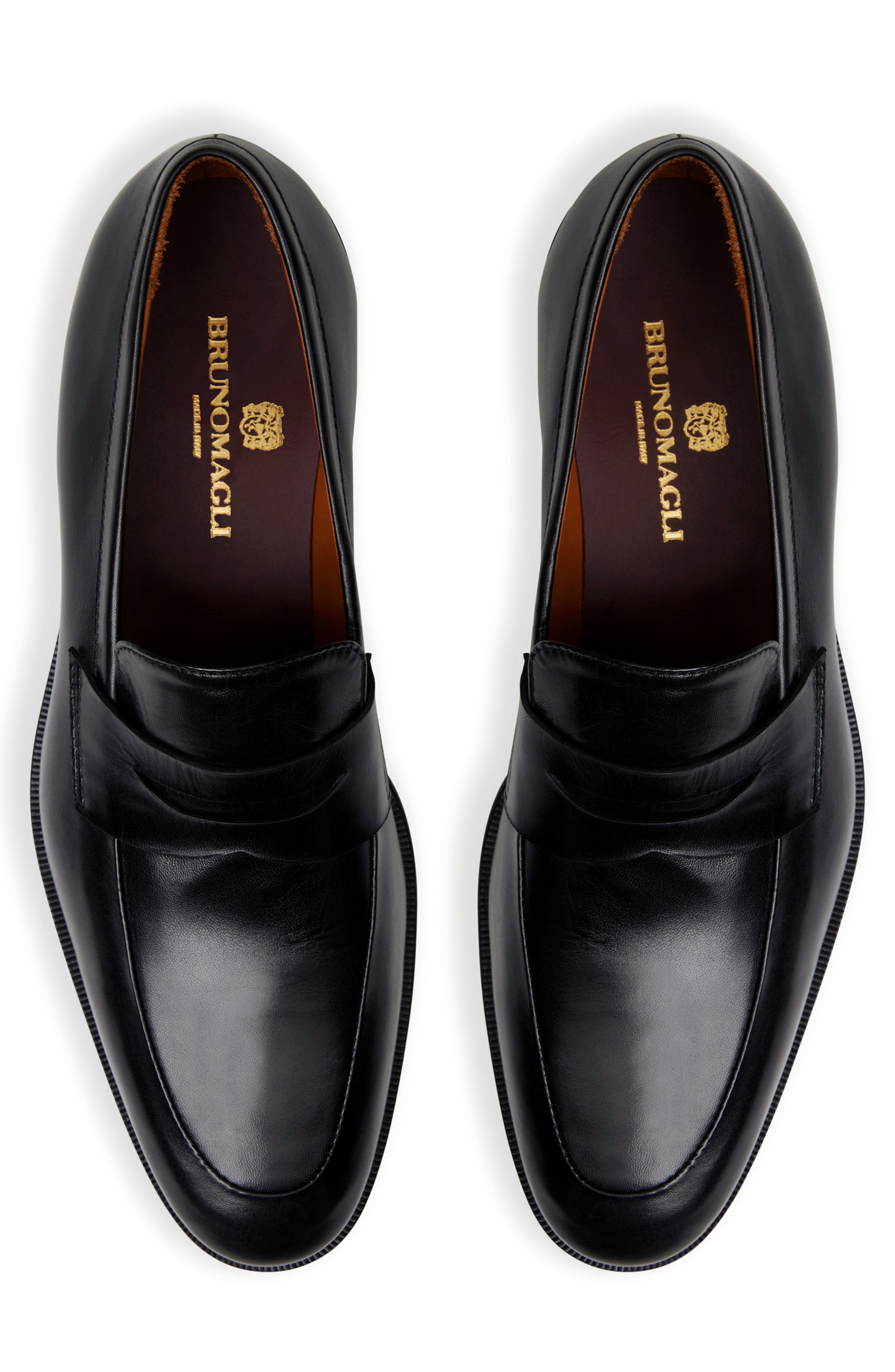 Bruno Magli Maioco Penny Loafer, Alternate, color, Black