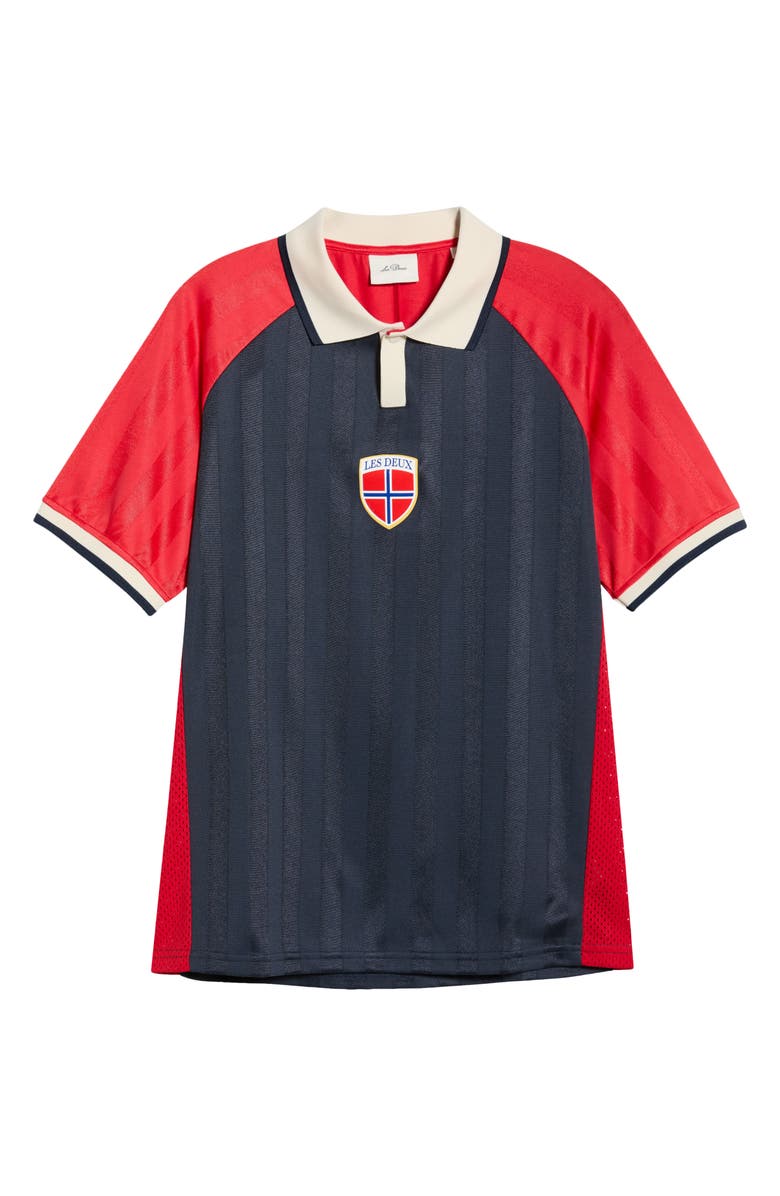 Les Deux Norway Football Jersey, Alternate, color, Racing Red