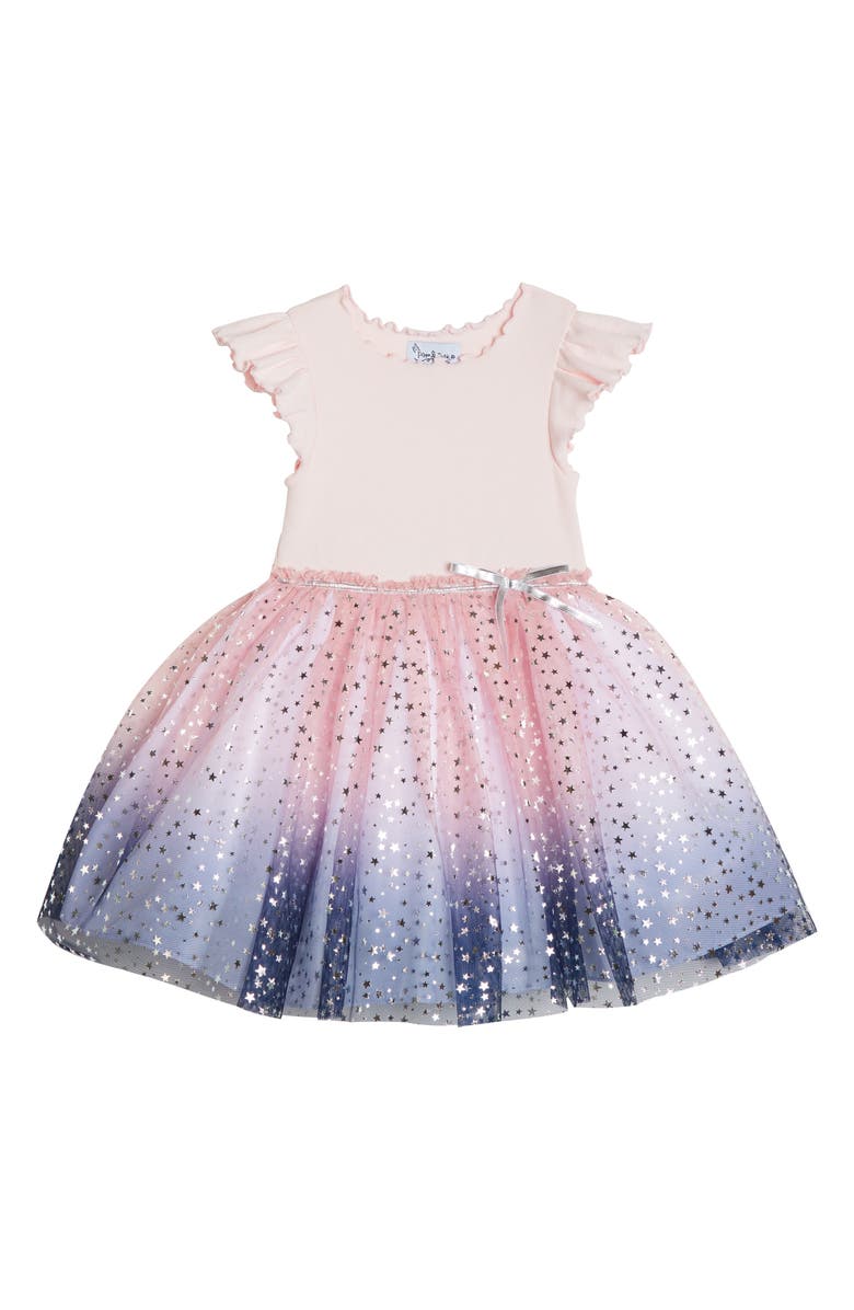 Pippa & Julie Dip Dye Tutu Dress, Main, color, 