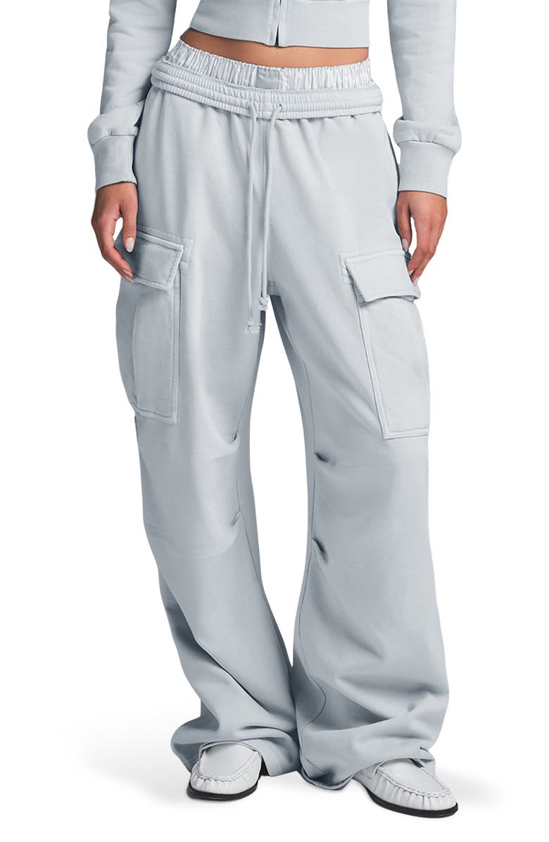 SKIMS Boyfriend Fleece Cargo Sweatpants, Main, color, 