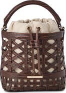 Brahmin Mini Amelia Top Handle Bucket Bag