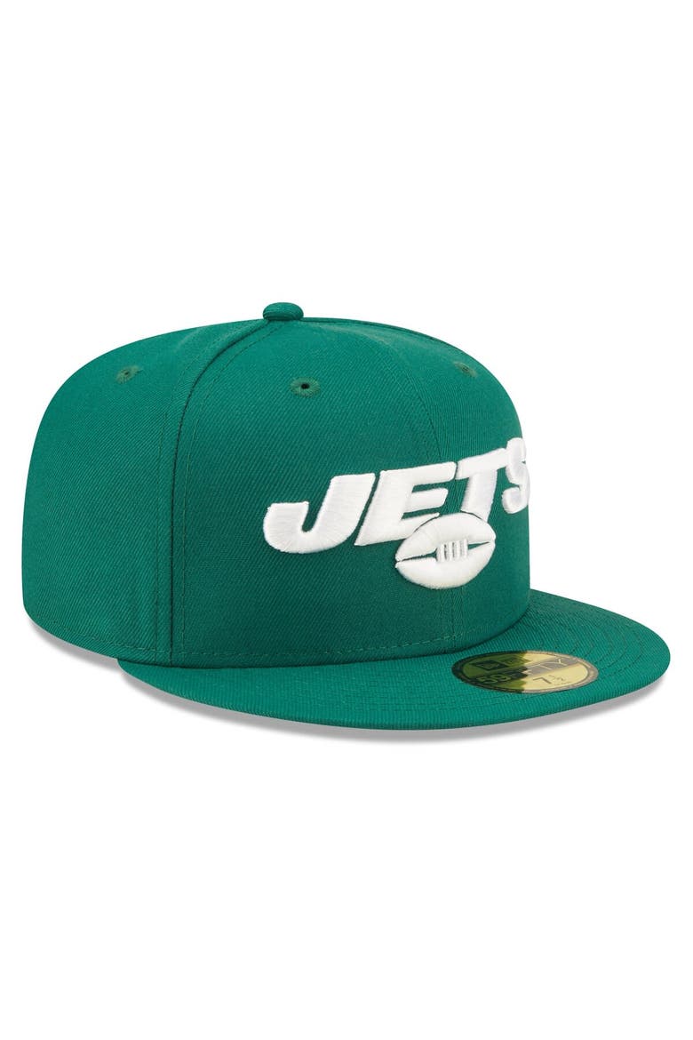 Men's New Era  Green New York Jets Elemental 59FIFTY Fitted Hat, Alternate, color, Green
