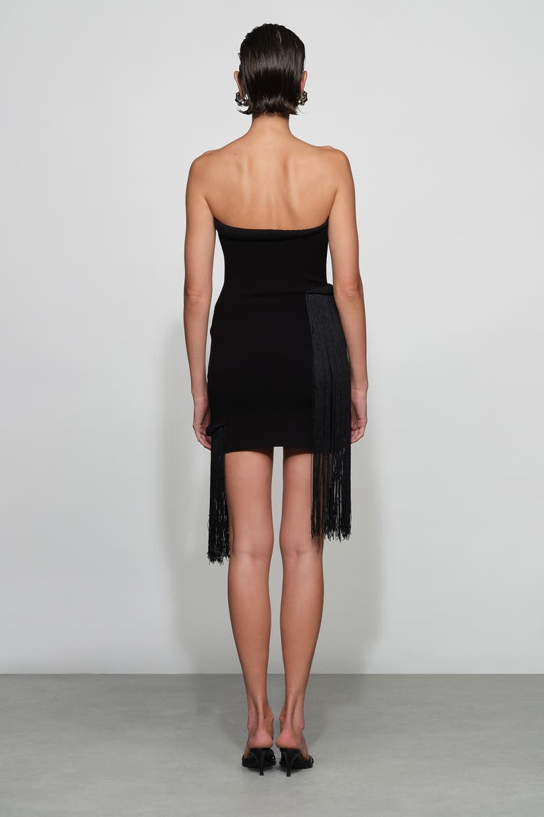 Suki Knit Mini Dress, Alternate, color, Black