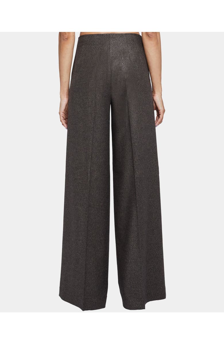 Santorelli Lily Wide Leg Pant with Side Slit Pockets, Alternate, color, Hickory Brown