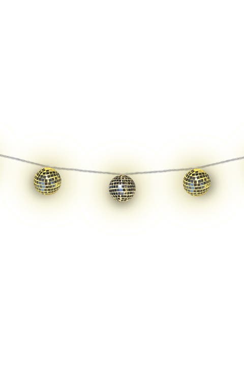 6-Count Disco Ball String Lights