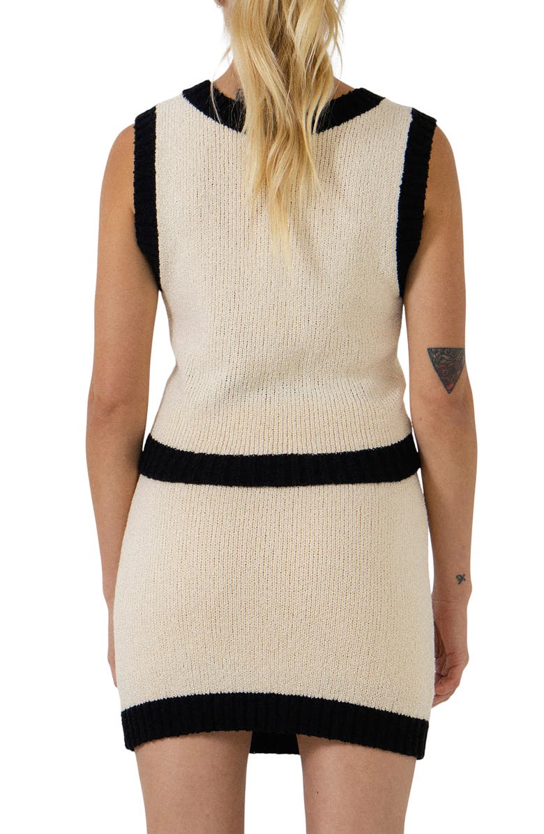 Endless Rose Sleeveless Crop Sweater, Alternate, color, 