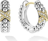 LAGOS Embrace Diamond Huggie Hoop Earrings