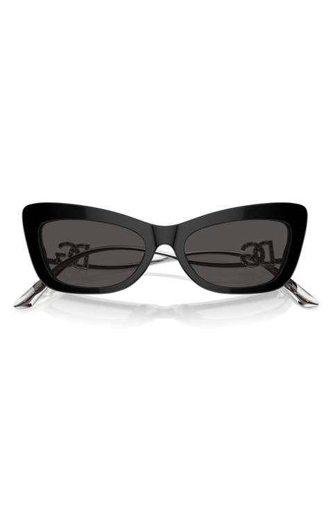 55mm Cat Eye Sunglasses