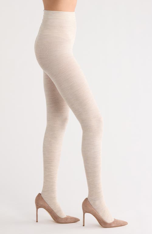 Nordstrom Rib Sweater Tights In Brown