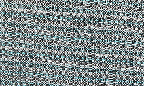 Kasper Open Front Tweed Jacket In Rich Teal Multi