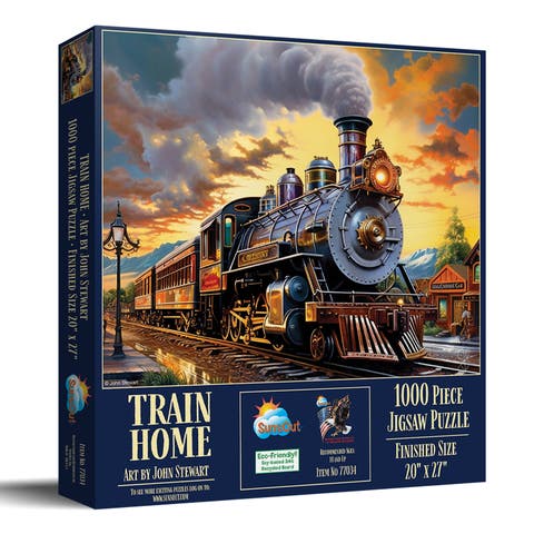 Train Home 1000 piece Jigsaw Puzzle for Adults