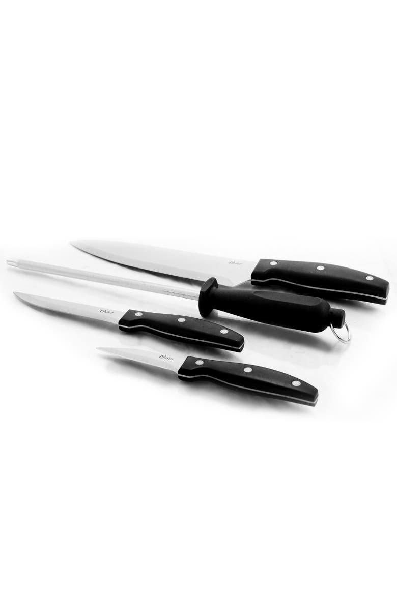 Granger 4 Piece Stainless Steel Blade Cutlery Set, Alternate, color, Black