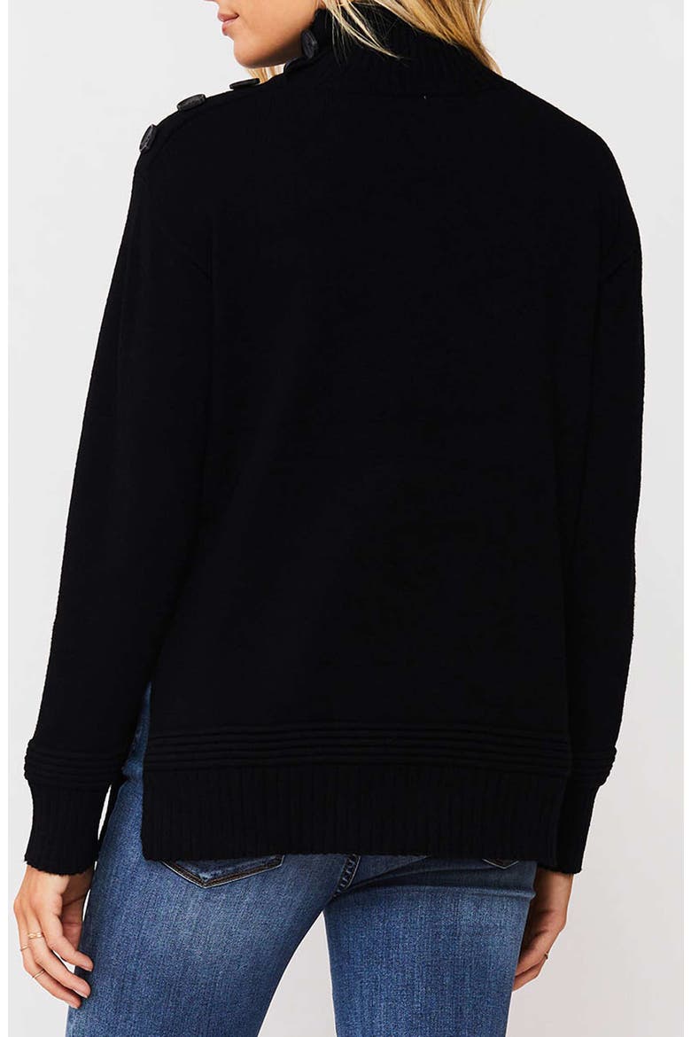 Amorita Turtleneck Sweater, Alternate, color, BLACK