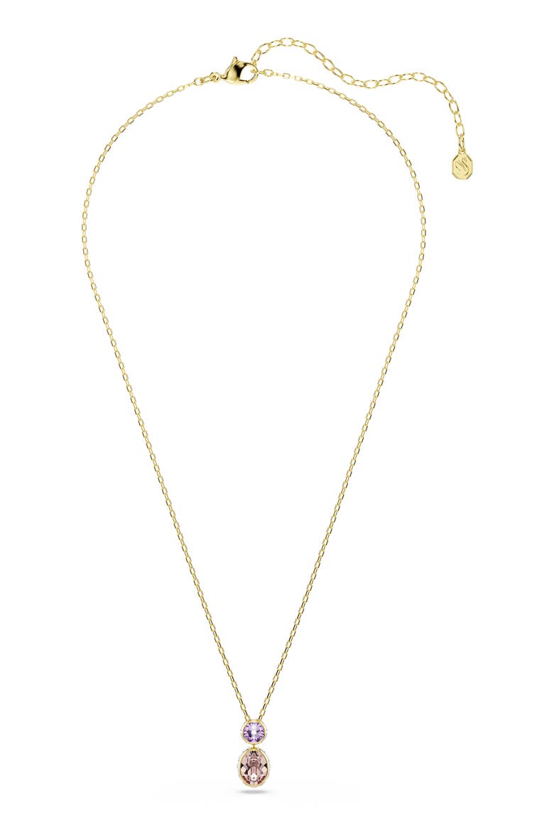 Chroma Reversible Pendent Necklace, Alternate, color, GOLD/ WHITE
