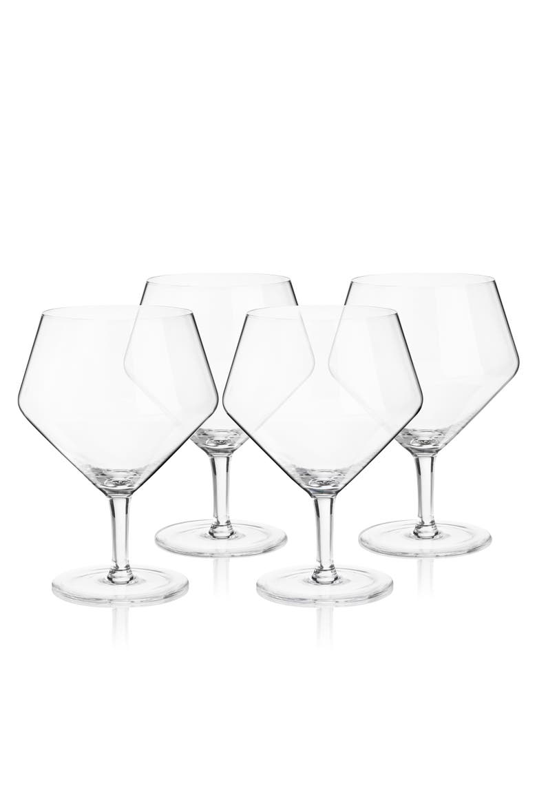 Raye Crystal Gin & Tonic Glasses Set of 4, Main, color, Clear