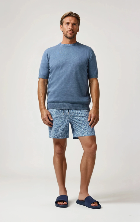 Micro Floral Swim Trunk